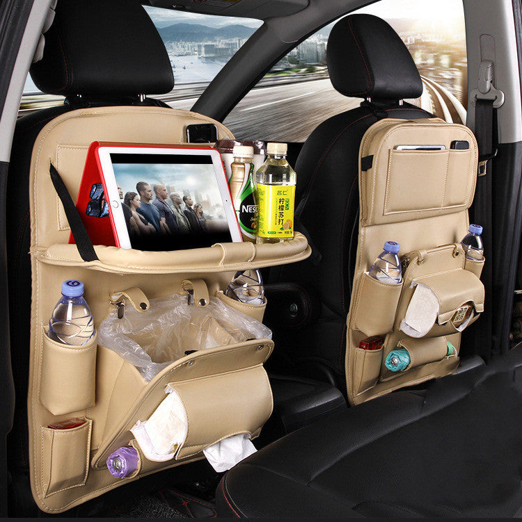 PU Leather Car Storage Bag