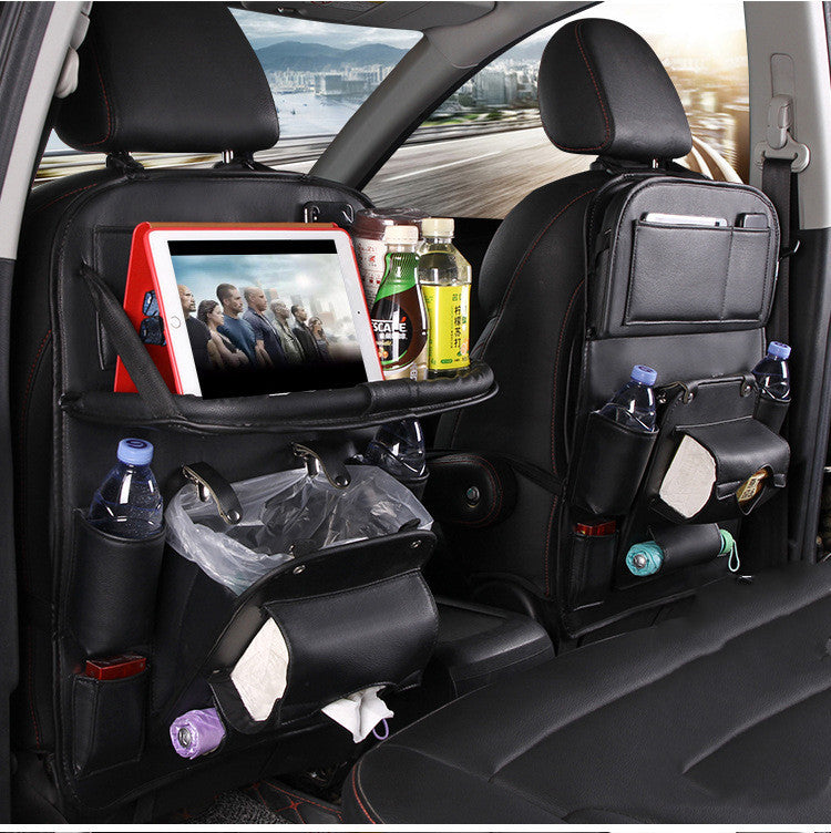 PU Leather Car Storage Bag